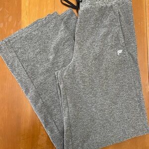 Fabletics Gray Wide Leg Joggers